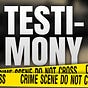 Testimony: True Crime