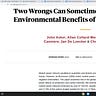 Environmental and Urban Economics