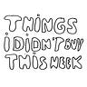 Things I didn't buy this week