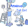 Anxious Tall Girl Comic