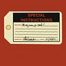 Special Instructions 
