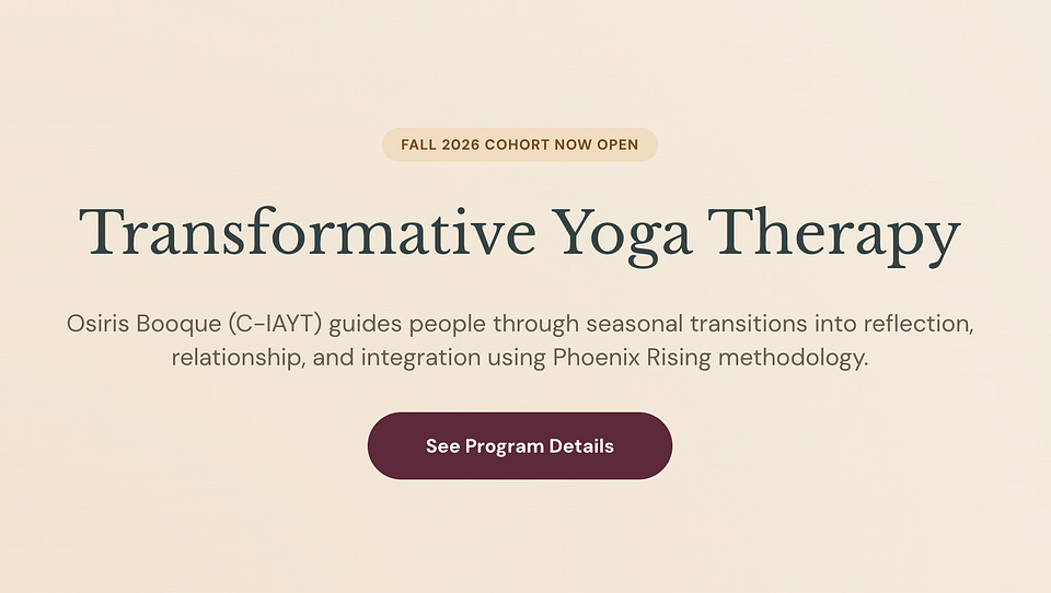 Flow Through Fall: Slow Down, Deepen Relationships and Prepare for Winter