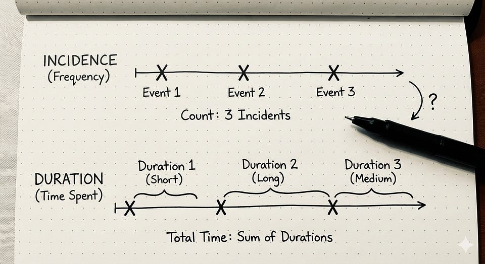 Dot-grid sketch comparing