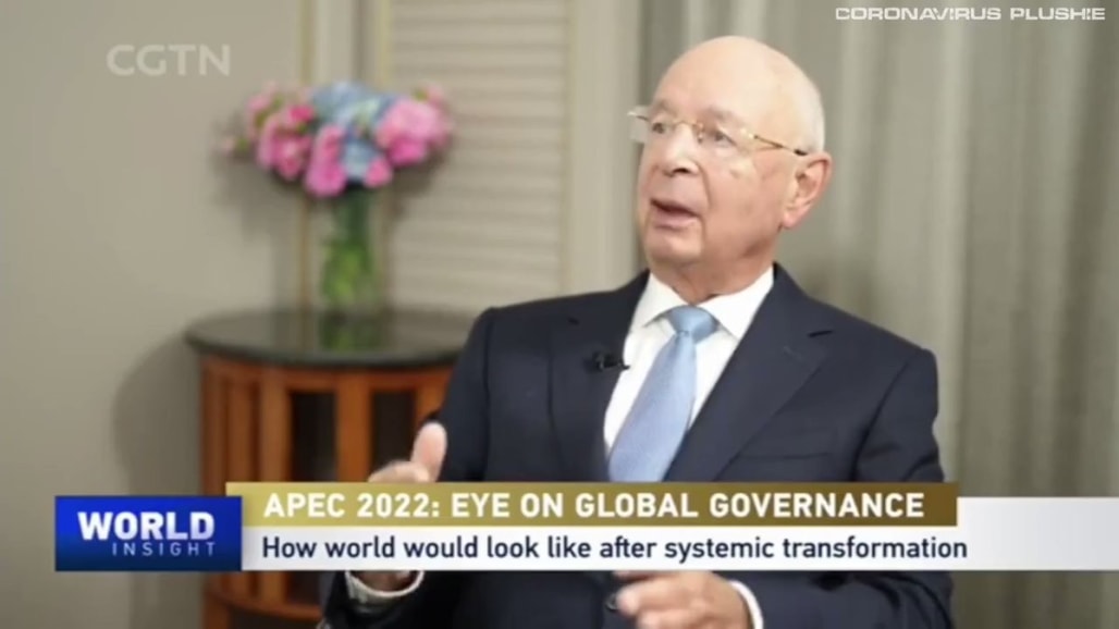 The mask is off: WEF's Klaus Schwab declares China a 'role model'