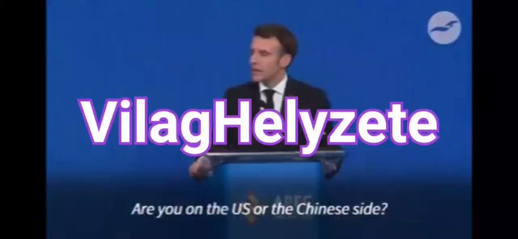 "Egyvilágrendre" van szükség! - közölte Macron