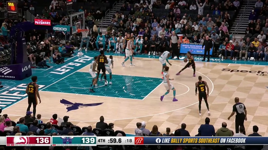 GAMENOTES: Charlotte Hornets (15-43) vs. Atlanta Hawks (29-28)