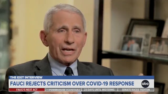 Fauci is the architect of school closures