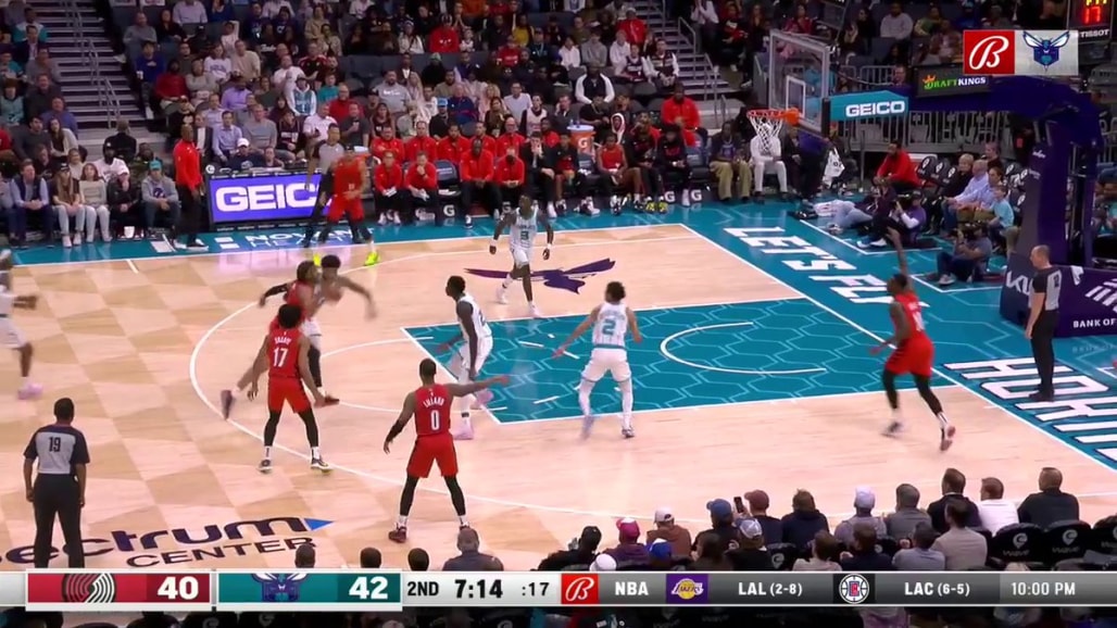 GAMENOTES: Charlotte Hornets (3-8) vs. Portland Trail Blazers (7-3)