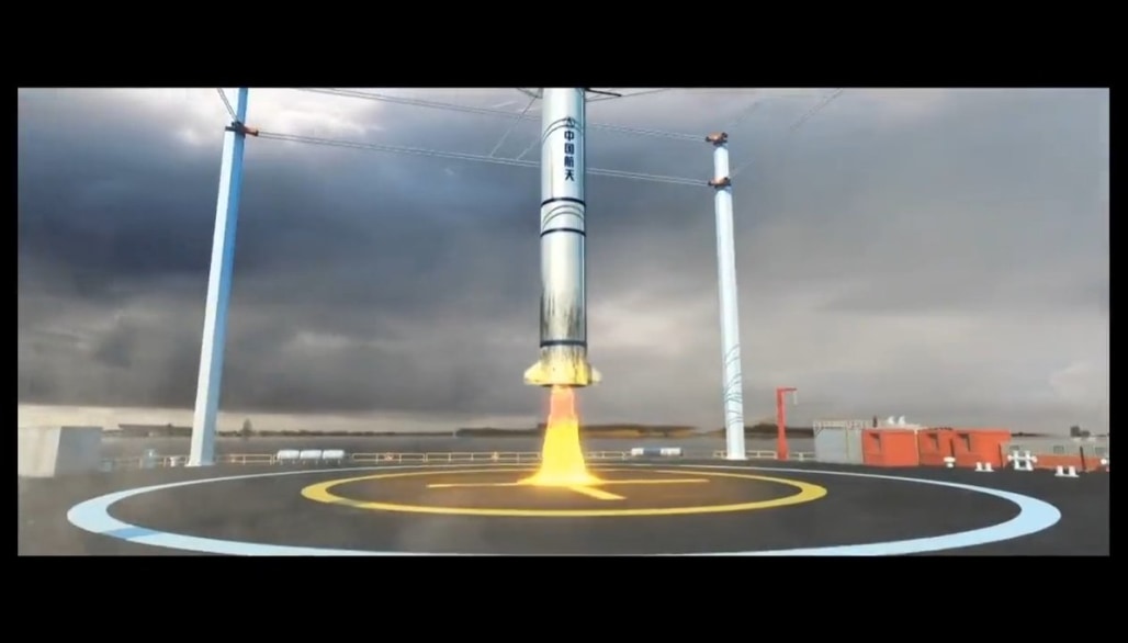 China Plans to Catch a Rocket with a Tether
