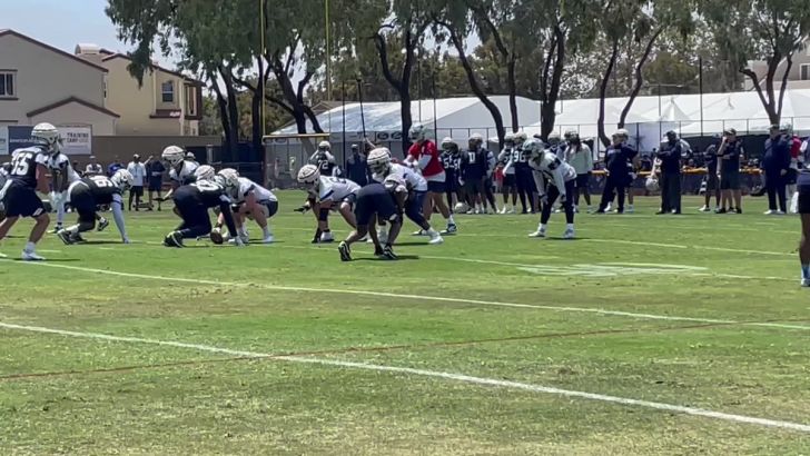 Raiders training camp 2023: Tre'von Moehrig loves energy of defense -  Silver And Black Pride