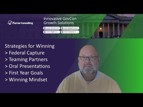 rTurner Consulting -- GovCon Growth Experts | Substack