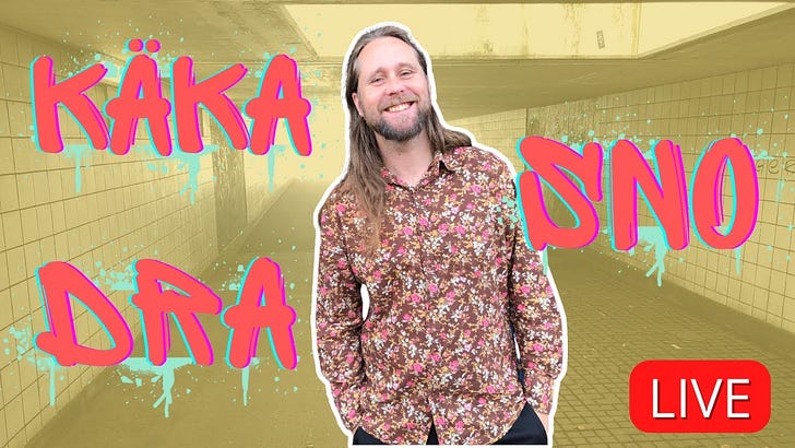 Live om slang 😎 - by Kalle Cederblad - Svenska med Kalle