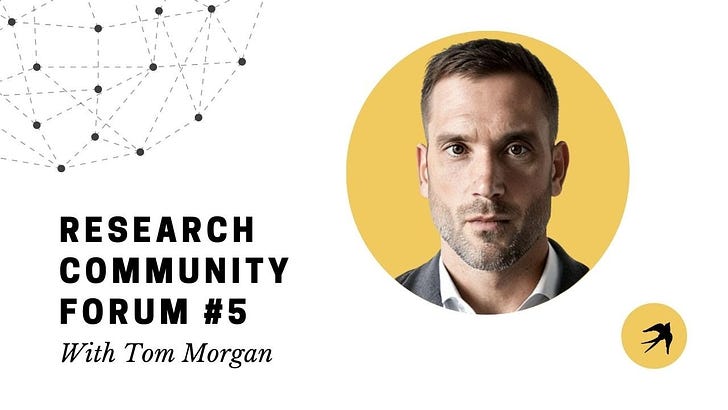 Life Itself Research Community Forum #5 with Tom Morgan