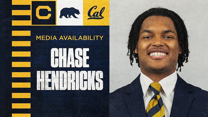 Cal Wide Receiver Chase Hendricks Chats About What The Bears Can Accomplish