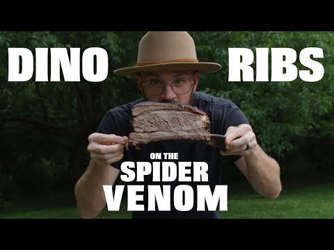 Dino Ribs on the Spider Venom - The Web by Spider Grills