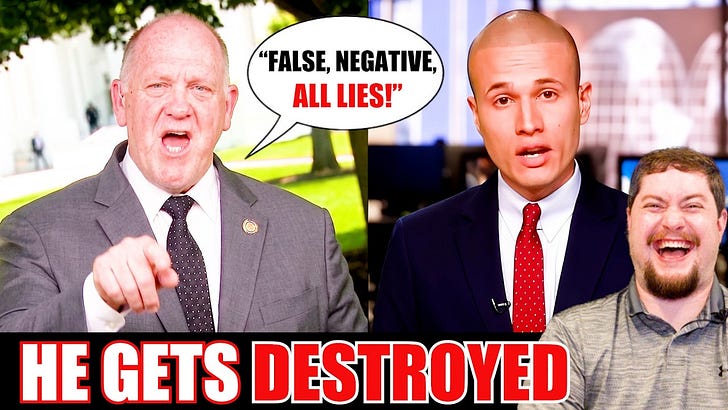 MAGA Tom Homan FACT-CHECKS Fake News CBS host during live TV face-off