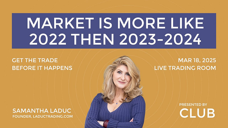 Market Is More Like 2022 Then 2023-2024