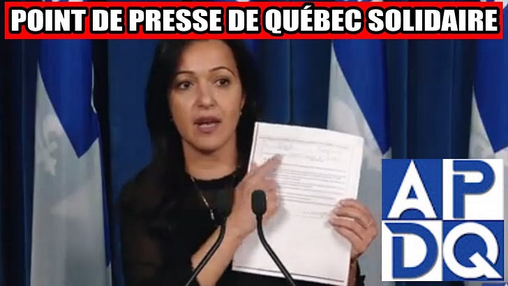 ⚖️ Financement politique: QS exige des réponses claires de Pablo Rodriguez