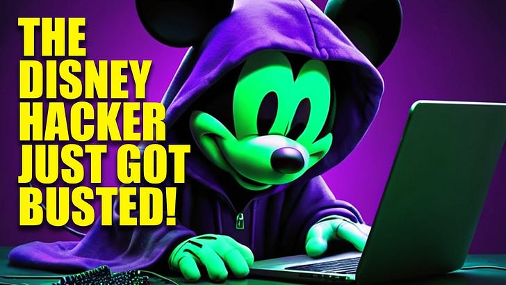 Disney Hacker Gets BUSTED and He's NOT a Russian Hacktivist...