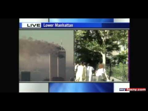 "Oh now there's another explosion down on the left side of the second World Trade Center Tower." NY1 9:03am. 9/11