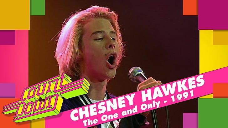Pure Pop Progeny #2: "The One and Only" Chesney Hawkes, Chrysalis Records, 1991