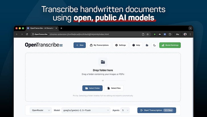 You're invited to try OpenTranscribe!