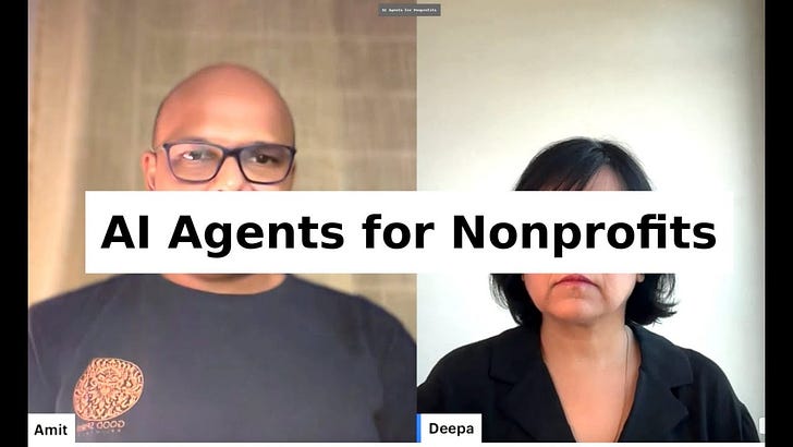 YouTube thumbnail — AI Agents for Nonprofits