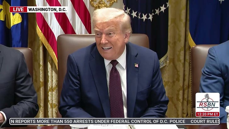 President Trump Leads His 7th Cabinet Meeting, 26 August 2025