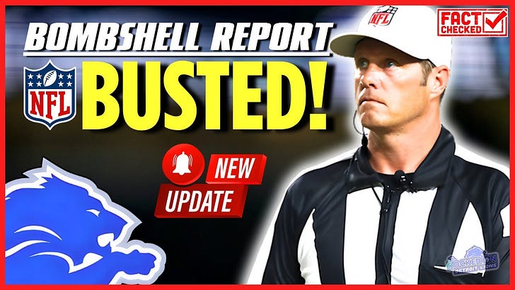 Video: Evidence Supports NFL Rigging & Referee Scandal During Week 6 Lions At Chiefs