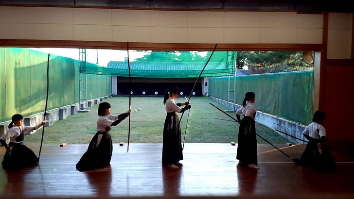 日本弓道入門歷程