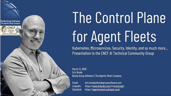 AgenticMesh Substack | Eric Broda | Substack