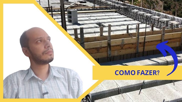 Aprenda como fazer viga invertida em sua laje