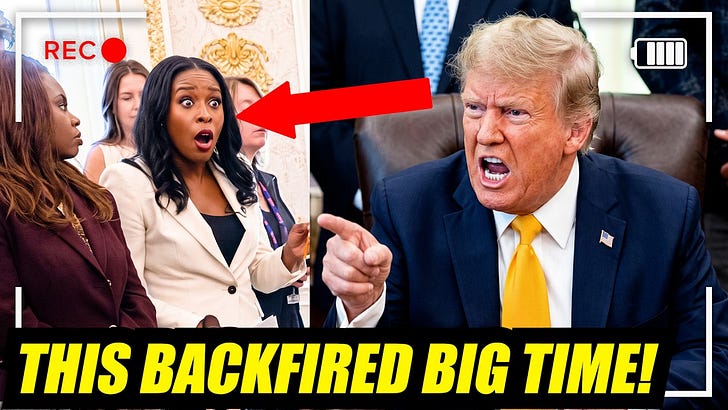 Trump DESTROYS Fake News reporter! Makes her pay for foolish GOTCHA question on Iran