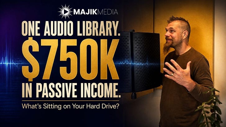 How One Audio Library Generated $750K in Passive Income & Served Millions