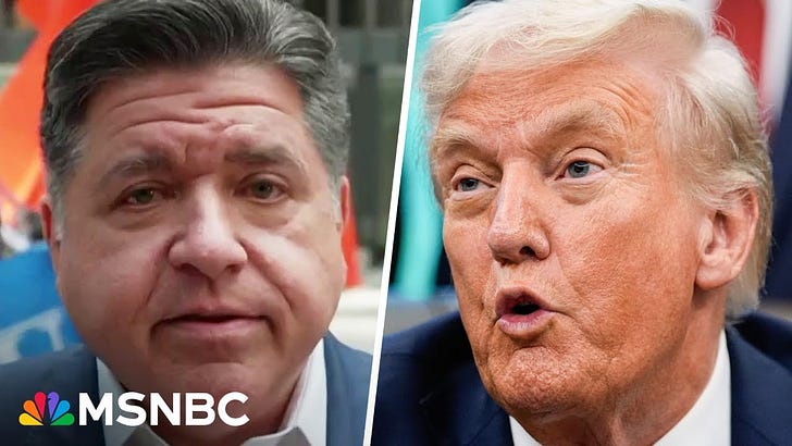 Trump threatens to arrest Governor Pritzker. Pritzker replies: "Come ...
