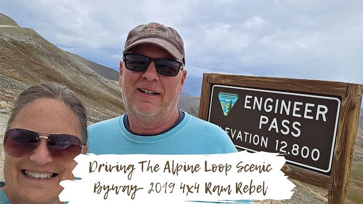 Driving The Alpine Loop Scenic Byway- 4 x 4 Ram Rebel
