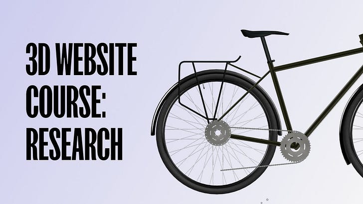 What's the process to actually make a 3D website?