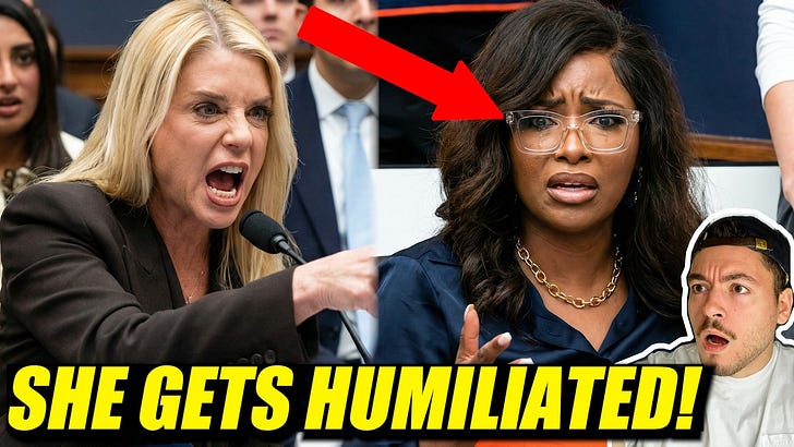 Jasmine Crockett RUNS AWAY when Pam Bondi CALLS HER OUT by name!!