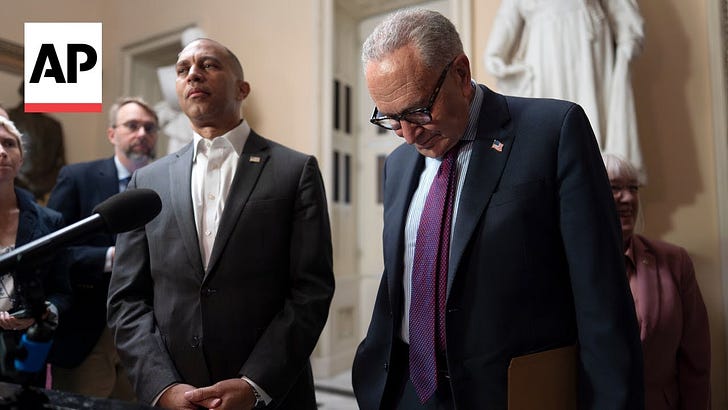 If You Bump Into Chuck Schumer Or Hakeem Jeffries, Could You Mention That MAGA’s Declared War On Us?