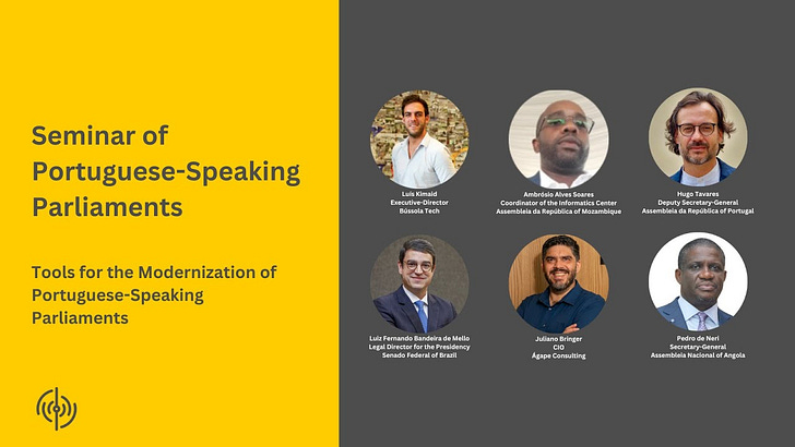 Tools for the Modernization of Portuguese-Speaking Parliaments