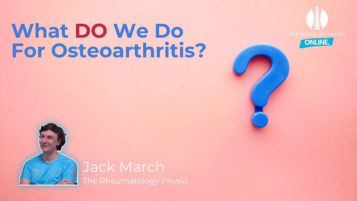 Osteoarthritis Communication