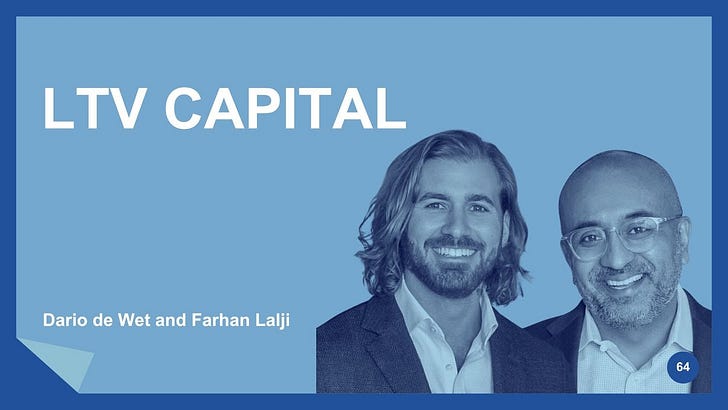 🏊‍♂️ Episode 64 — Farhan Lalji and Dario de Wet (LTV Capital)