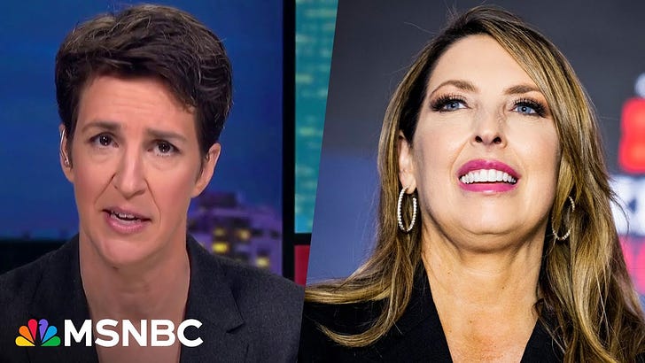 Ronna McDaniel and MSNBC: Ultimate Schadenfreude?