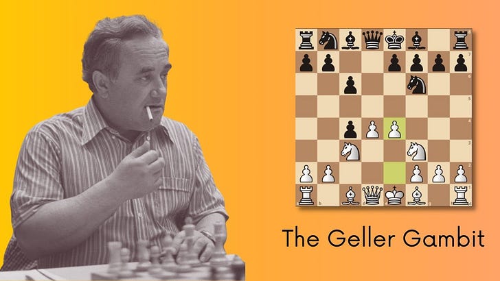 #1 Lessons from my chess training games - Learning the Geller Gambit in the Slav