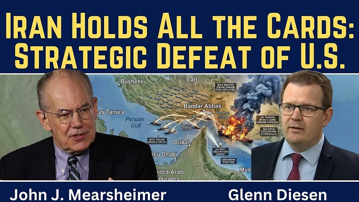 We're Screwed! - by John J. Mearsheimer - John’s Substack