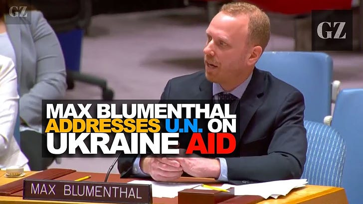 "Waarom proberen we nucleaire vernietiging uit te lokken?" - Max Blumenthal bij VN Veiligheidsraad