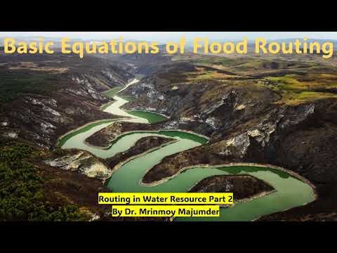 Basic Equations in Flood Routing