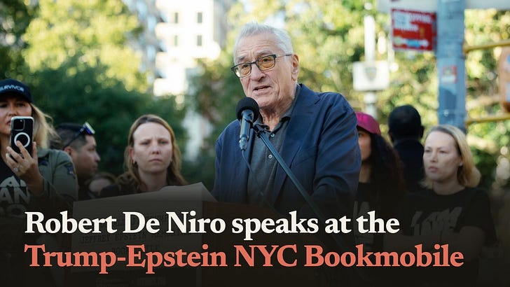 De Niro, O’Donnell, Epstein survivors, and hundreds of New Yorkers