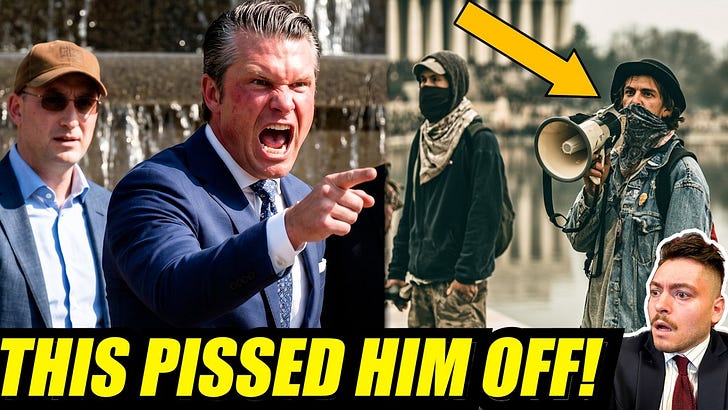 Antifa tries to RUIN Pete Hegseth's speech to the troops - He gives them HELL!