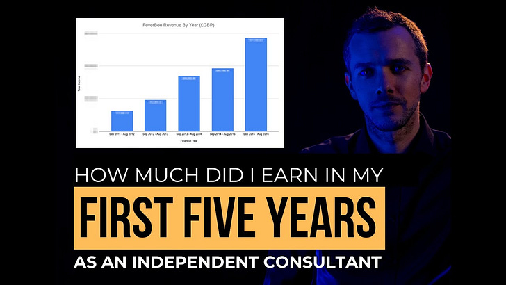 How Much Did I Earn In My First Five Years As A Consultant? (the ups and downs of consultancy)